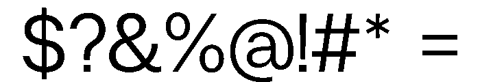 ResidenzGrotesk Regular Instance Font OTHER CHARS