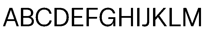 ResidenzGrotesk Regular Font UPPERCASE
