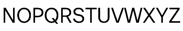 ResidenzGrotesk Regular Font UPPERCASE