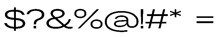 ResidenzGrotesk RegularExtended Instance Font OTHER CHARS