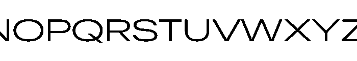 ResidenzGrotesk RegularExtended Instance Font UPPERCASE