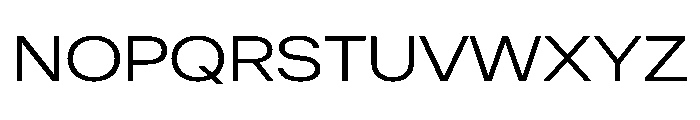 ResidenzGrotesk RegularExtraWide Instance Font UPPERCASE