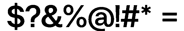 ResidenzGrotesk SemiBold Instance Font OTHER CHARS
