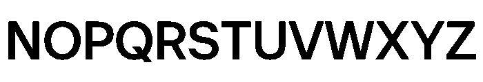 ResidenzGrotesk SemiBold Instance Font UPPERCASE