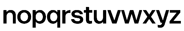 ResidenzGrotesk SemiBold Instance Font LOWERCASE