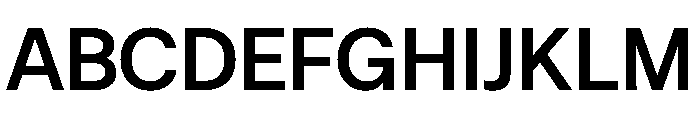 ResidenzGrotesk SemiBold Font UPPERCASE