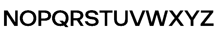 ResidenzGrotesk SemiBoldWide Instance Font UPPERCASE