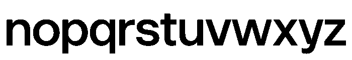 ResidenzGrotesk SemiBold Font LOWERCASE