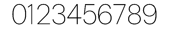ResidenzGrotesk Thin Instance Font OTHER CHARS