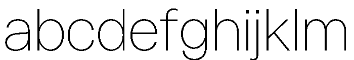 ResidenzGrotesk Thin Instance FONT