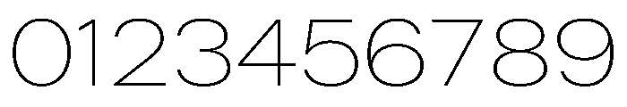 ResidenzGrotesk ThinExtraWide Instance Font OTHER CHARS