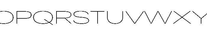 ResidenzGroteskExpanded ThinExpanded Font UPPERCASE