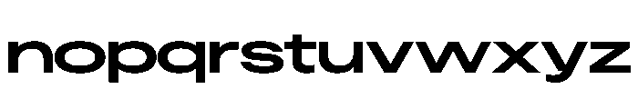 ResidenzGroteskExtended BoldExtended Font LOWERCASE