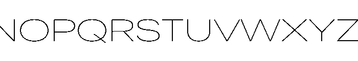 ResidenzGroteskExtended ThinExtended Font UPPERCASE