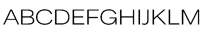 ResidenzGroteskExtraWide LightExtraWide Font UPPERCASE