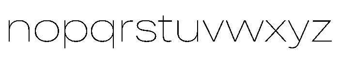 ResidenzGroteskExtraWide ThinExtraWide Font LOWERCASE