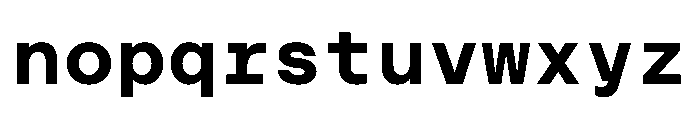 ResidenzGroteskMono MonoBold Font LOWERCASE