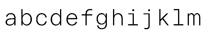 ResidenzGroteskMono MonoLight Instance FONT