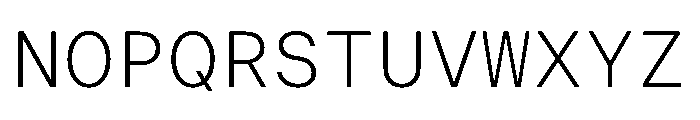 ResidenzGroteskMono MonoLight Font UPPERCASE