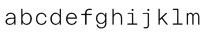 ResidenzGroteskMono MonoLight FONT