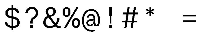 ResidenzGroteskMono MonoRegular Instance Font OTHER CHARS