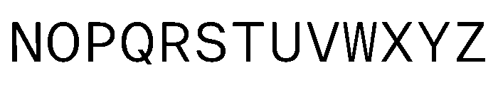 ResidenzGroteskMono MonoRegular Font UPPERCASE