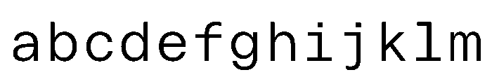 ResidenzGroteskMono MonoRegular FONT