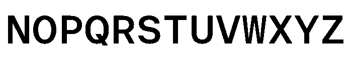 ResidenzGroteskMono MonoSemiBold Font UPPERCASE