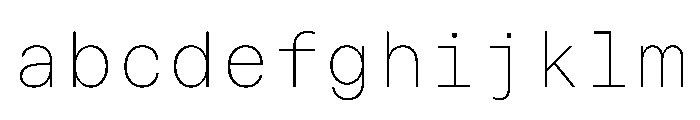 ResidenzGroteskMono MonoThin FONT