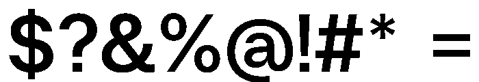 ResidenzGroteskText TextSemiBold Instance Font OTHER CHARS
