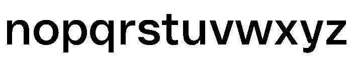 ResidenzGroteskText TextSemiBold Instance Font LOWERCASE
