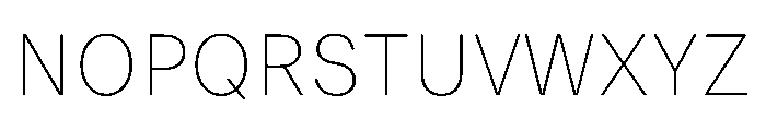 ResidenzGroteskText TextThin Instance Font UPPERCASE