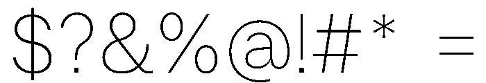 ResidenzGroteskText TextThin Font OTHER CHARS