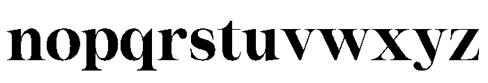 ResidenzSerif BoldLarge Instance Font LOWERCASE