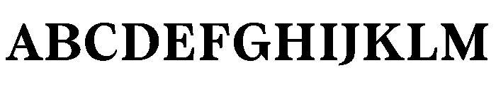 ResidenzSerif BoldSmall Instance Font UPPERCASE