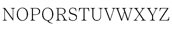 ResidenzSerif LightSmall Instance Font UPPERCASE