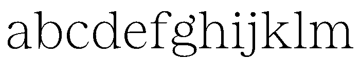 ResidenzSerif LightSmall Instance FONT