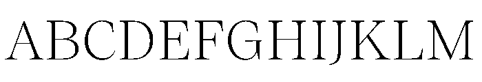 ResidenzSerif LightStandard Instance Font UPPERCASE