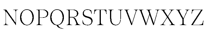 ResidenzSerif LightStandard Instance Font UPPERCASE