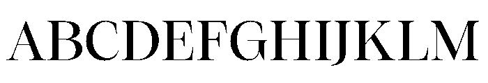 ResidenzSerif MediumLarge Instance Font UPPERCASE