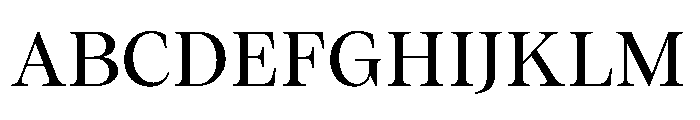 ResidenzSerif MediumStandard Instance Font UPPERCASE