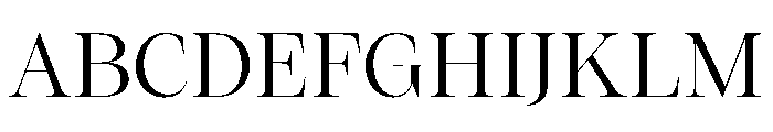 ResidenzSerif RegularLarge Instance Font UPPERCASE