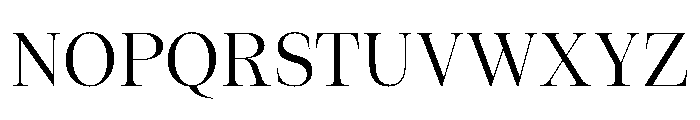 ResidenzSerif RegularLarge Instance Font UPPERCASE