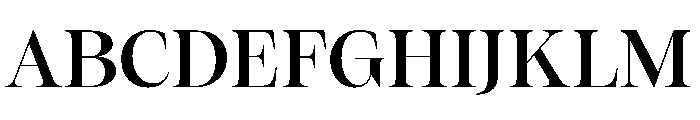 ResidenzSerif SemiBoldLarge Instance Font UPPERCASE