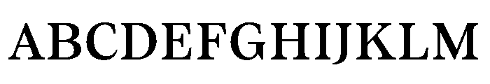 ResidenzSerif SemiBoldSmall Instance Font UPPERCASE