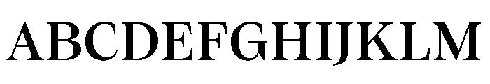 ResidenzSerif SemiBoldStandard Instance Font UPPERCASE