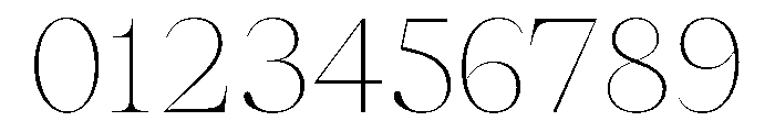 ResidenzSerif ThinLarge Instance Font OTHER CHARS