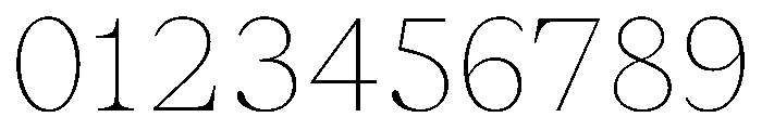 ResidenzSerif ThinSmall Instance Font OTHER CHARS