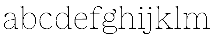 ResidenzSerif ThinSmall Instance FONT