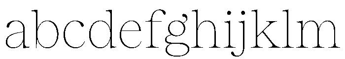 ResidenzSerif ThinStandard Instance FONT